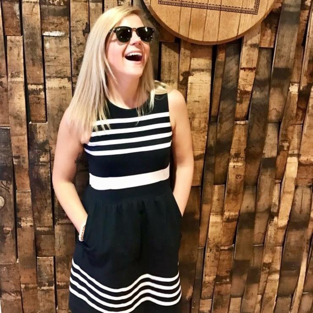 Black and White Madewell Dress 🖤